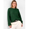 image:imageANRABESS Sweaters for Women Cropped Fall Lightweight PulloverForest Green