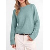 image:imageANRABESS Sweaters for Women Cropped Fall Lightweight PulloverLight Blue