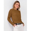image:imageANRABESS Sweaters for Women Fall Long Sleeve LightweightCaramel