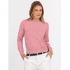 image:imageANRABESS Sweaters for Women Fall Long Sleeve LightweightCoral Pink