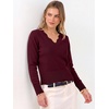 image:imageANRABESS Sweaters for Women Lightweight Fall CroppedDark Red