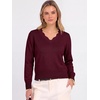 image:imageANRABESS Sweaters for Women Lightweight Fall CroppedDark Red