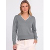image:imageANRABESS Sweaters for Women Lightweight Fall CroppedGrey White
