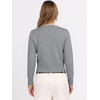 image:imageANRABESS Sweaters for Women Lightweight Fall CroppedGrey White