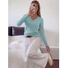 image:imageANRABESS Sweaters for Women Lightweight Fall CroppedLight Blue