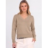 image:imageANRABESS Sweaters for Women Lightweight Fall CroppedTan