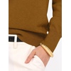 image:imageANRABESS Sweaters for Women Polo Collared Knit Long Sleeve PulloverCaramel