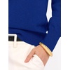 image:imageANRABESS Sweaters for Women Polo Collared Knit Long Sleeve PulloverRoyal Blue