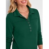 image:imageANRABESS Sweatshirt for Women Fall Long Sleeve Polo ShirtsDeep Green