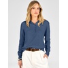 image:imageANRABESS Women Henley Long Sleeve Lightweight Fall SweatersDeep Blue