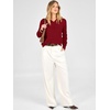 image:imageANRABESS Women Henley Long Sleeve Lightweight Fall SweatersRed
