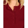 image:imageANRABESS Women Henley Long Sleeve Lightweight Fall SweatersRed