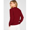 image:imageANRABESS Women Henley Long Sleeve Lightweight Fall SweatersRed