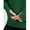 image:imageANRABESS Women Long Sleeve Ribbed Sweaters amp Thumb HoleGreen