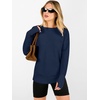 image:imageANRABESS Women Long Sleeve Ribbed Sweaters amp Thumb HoleNavy Blue
