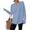 image:imageANRABESS Women Long Sleeve Ribbed Sweaters amp Thumb HoleSky