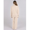 image:imageANRABESS Womens 2 Piece Outfits Sweater Matching Lounge SetsAprticot