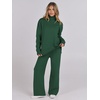 image:imageANRABESS Womens 2 Piece Outfits Sweater Matching Lounge SetsGreen