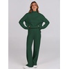 image:imageANRABESS Womens 2 Piece Outfits Sweater Matching Lounge SetsGreen
