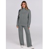 image:imageANRABESS Womens 2 Piece Outfits Sweater Matching Lounge SetsGrey
