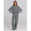 image:imageANRABESS Womens 2 Piece Outfits Sweater Matching Lounge SetsGrey