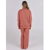 image:imageANRABESS Womens 2 Piece Outfits Sweater Matching Lounge SetsRust