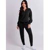 image:imageANRABESS Womens 2 Piece Sweater Lounge Sets Travel Fall OutfitsBlack
