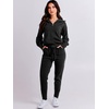 image:imageANRABESS Womens 2 Piece Sweater Lounge Sets Travel Fall OutfitsBlack