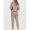image:imageANRABESS Womens 2 Piece Sweater Lounge Sets Travel Fall OutfitsCamel