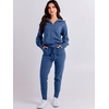 image:imageANRABESS Womens 2 Piece Sweater Lounge Sets Travel Fall OutfitsDark Blue