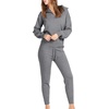image:imageANRABESS Womens 2 Piece Sweater Lounge Sets Travel Fall OutfitsGrey