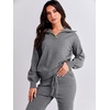 image:imageANRABESS Womens 2 Piece Sweater Lounge Sets Travel Fall OutfitsGrey