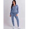 image:imageANRABESS Womens 2 Piece Sweater Lounge Sets Travel Fall OutfitsGrey Blue
