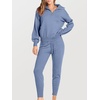 image:imageANRABESS Womens 2 Piece Sweater Lounge Sets Travel Fall OutfitsGrey Blue