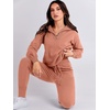 image:imageANRABESS Womens 2 Piece Sweater Lounge Sets Travel Fall OutfitsRust