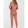 image:imageANRABESS Womens 2 Piece Sweater Lounge Sets Travel Fall OutfitsRust