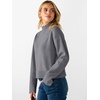 image:imageANRABESS Womens Long Sleeve Mock Neck Cropped Pullover Sweaters LightweightGrey
