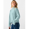 image:imageANRABESS Womens Long Sleeve Mock Neck Cropped Pullover Sweaters LightweightLight Blue