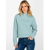 image:imageANRABESS Womens Long Sleeve Mock Neck Cropped Pullover Sweaters LightweightLight Blue