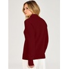 image:imageANRABESS Womens Long Sleeve Mock Neck Pullover SweatersBrick Red