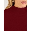 image:imageANRABESS Womens Long Sleeve Mock Neck Pullover SweatersBrick Red