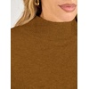 image:imageANRABESS Womens Long Sleeve Mock Neck Pullover SweatersCaramel