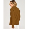image:imageANRABESS Womens Long Sleeve Mock Neck Pullover SweatersCaramel