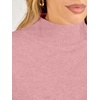 image:imageANRABESS Womens Long Sleeve Mock Neck Pullover SweatersCoral Pink