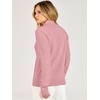 image:imageANRABESS Womens Long Sleeve Mock Neck Pullover SweatersCoral Pink