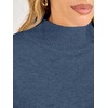 image:imageANRABESS Womens Long Sleeve Mock Neck Pullover SweatersDeep Blue