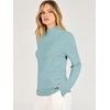 image:imageANRABESS Womens Long Sleeve Mock Neck Pullover SweatersLight Blue