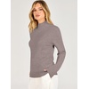 image:imageANRABESS Womens Long Sleeve Mock Neck Pullover SweatersNutmeg