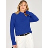 image:imageANRABESS Womens Long Sleeve Mock Neck Pullover SweatersRoyal Blue