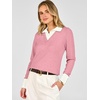 image:imageANRABESS Womens Sweaters Fall Long Sleeve Polo Lightweight Pullover TopsPink